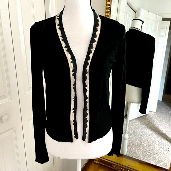 Viviana Uchitel Made in Argentina Cashmere Blend Open Sweater. Size Small - Picture 8 of 8